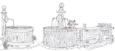 Deux fontaines de Saint-Véran